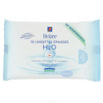 Biolane lingettes epaisses h2o x 10 lingettes