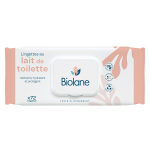 Biolane - lingettes au lait de toilette - nettoie, hydrate, protge - 72 units