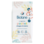 Biolane lingettes visage et mains 20 lingettes