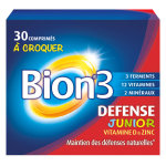 Bion 3 défense junior 30 comprimés à croquer Bion 3 défense junior 30 comprimés à croquer