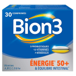 Bion 3 vitalit 50 + senior complment alimentaire cure 1 mois - 30 comprims
