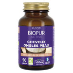 Biopur active cheveux ongles peau 90 gélules Biopur active cheveux ongles peau 90 gélules