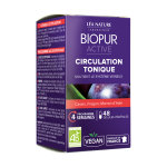 Biopur active circulation tonique cassis fragon marron d'inde 48 g�lules v�g�tales