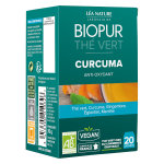 Biopur thé vert curcuma anti - oxydant 20 sachets Biopur thé vert curcuma anti - oxydant 20 sachets