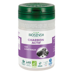 Biosens charbon actif bio 40 gélules Biosens charbon actif bio 40 gélules