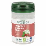 Biosens cheveux ongles peau bio 40 gélules végétales Biosens cheveux ongles peau bio 40 gélules végétales