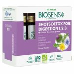 Biosens d�tox foie digestion 1. 2. 3. bio 10 shots