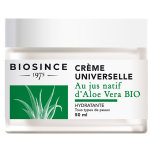 Biosince 1975 crème universelle au jus d'aloe vera bio 50ml Biosince 1975 crème universelle au jus d'aloe vera bio 50ml