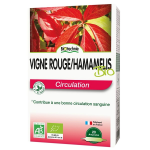 Biotechnie vigne rouge et hamamlis bio circulation 20 ampoules