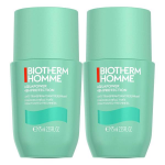 Biotherm homme aquapower déodorant extra fraicheur roll - on lot de 2 x 75ml Biotherm homme aquapower déodorant extra fraicheur roll - on lot de 2 x 75ml