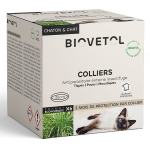 Biovetol - antiparasitaire - collier chat (38 cm marron) - x6