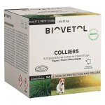 Biovetol collier anti puce anti tique petit chien - 15kg x6