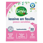 Biovie, lessive feuille peaux sensibles - 30 lavages, 52, 5g