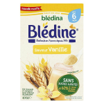 Blédina blédine céréales blé & vanille + 6m 400g Blédina blédine céréales blé & vanille + 6m 400g