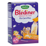 Bl�dina bl�diner c�r�ales du soir riz carottes 12 dosettes