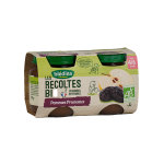 Blédina les récoltes bio pot compote pommes pruneaux + 4m 2 x 130g Blédina les récoltes bio pot compote pommes pruneaux + 4m 2 x 130g