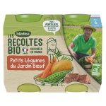 Blédina les récoltes bio pot petits légumes du jardin boeuf + 6m 2x200g Blédina les récoltes bio pot petits légumes du jardin boeuf + 6m 2x200g