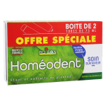Boiron hom�odent dentifrice soin blancheur chlorophylle lot de 2 x 75ml
