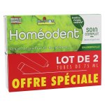 Boiron homodent dentifrice soin complet chlorophylle lot de 2 x 75ml