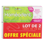 Boiron homéodent dentifrice soin premières dents 2 - 6 ans fraise framboise lot de 2 x 50ml Boiron homéodent dentifrice soin premières dents 2 - 6 ans fraise framboise lot de 2 x 50ml