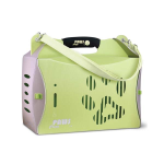 Boite de transport pliable chien verte
