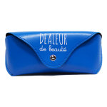 Bo�tier � lunettes mots bleu