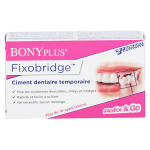 Bonyf bonyplus fixobridge kit pour la fixation temporaire des proth�ses dentaires 7g