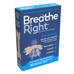 Breathe right bandelettes nasales original large nez congestionn 10 units