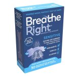Breathe right bandelettes nasales petit moyen sensitive nez congestionn� 30 unit�s