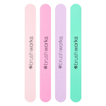 Brushworks lot de 4 de limes � ongles pastel