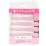 Brushworks lot de 6 pinces de sparation pour cheveux