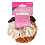 Brushworks chouchou en satin - nude