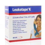 Bsn medical leukotape k bande adhsive elastique bleu 2. 5cm x 5m