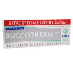 Buccotherm dentifrice blancheur et soin lot de 2 x 75ml Buccotherm dentifrice blancheur et soin lot de 2 x 75ml