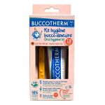 Buccotherm kit eco dentifrice enfant 7  12 ans bio ice tea pche 50ml + 1 brosse  dent + 1 pochon coton ...