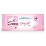 Cadum bb douceur lingettes  l'eau nettoyante 76 units