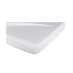 Candide drap housse coton blanc 70 x 140cm
