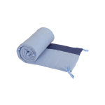 Candide tour de lit jersey matelass lange pour lit 60x120cm ou 70x140cm bleu