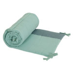 Candide tour de lit jersey matelass lange pour lit 60x120cm ou 70x140cm vert