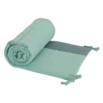 Candide tour de lit jersey matelassé lange pour lit 60x120cm ou 70x140cm vert Candide tour de lit jersey matelassé lange pour lit 60x120cm ou 70x140cm vert