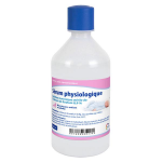 Care + s�rum physiologique, flacon avec capsule safety + 500ml