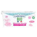 Carryboo btonnets scurit coton bio 50 btonnets