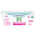 Carryboo btonnets scurit coton bio 50 btonnets