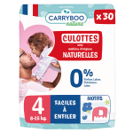 Carryboo culotte naturelle t4 8 - 15kg 30 couches