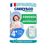 Carryboo nature couches naturelles et chou taille 4 + (9 - 20kg), x42