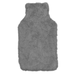 Cassandra bouillotte caoutchouc douce fourrure gris
