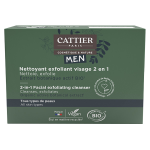 Cattier men nettoyant exfoliant visage homme 2 en 1 solide bio 85g Cattier men nettoyant exfoliant visage homme 2 en 1 solide bio 85g