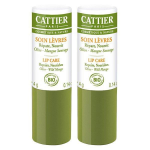 Cattier soin des lèvres nourrissant bio lot de 2 x 4g Cattier soin des lèvres nourrissant bio lot de 2 x 4g