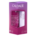 Caudalie coffret th� des vignes cr�me r�paratrice mains & ongles 30ml + soins des l�vres 4, 5g