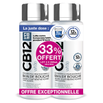 Cb12 white bain de bouche dents blanches 12h d?haleine fraîche - lot 2x250 ml Cb12 white bain de bouche dents blanches 12h d?haleine fraîche - lot 2x250 ml